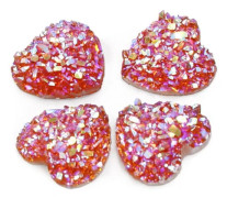12 mm 100 st Glitter Heart Rhinestone Flatback Applique 4 4 4