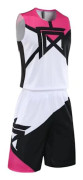 Minimal Su herr basketbolltröja lagtröja och shorts set tävlingsdräkt sportkläder träningsdräkt barn vit XS