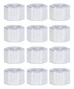 12 st 8 mm hexagonala hål aluminiumdistanser (Denna produkt är placerad