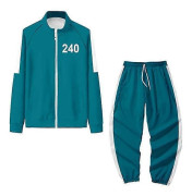 Squid Game Hoodie Tracksuit Dräkt Halloweenfest Cosplay Kostym - WELLNGS 240 RTX 240 2XL