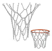 Basketbollnät, Utomhus Metall Basketbollnät, Järnkedja Basketbollnät