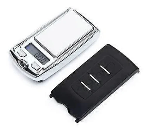 0,01 g/100 g Mini-bilnyckel LCD Digitalvåg Viktficka Smycken Diamant Örtmatvåg Multifunktionell Bilnyckelformad Elektronisk Vågskala