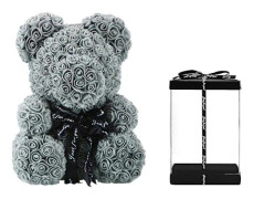 Ny design 2023 Rose Bear Rose Teddy Bear Artificiell Rose Blomsterbjörn, present till alla hjärtans dag, bröllop, mors dag och årsdag Best Sel