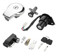 Motorcykel Tändningslås Bränsletanklock Sitslås Nycklar för Yamaha Virago XV535 XV250 XV125