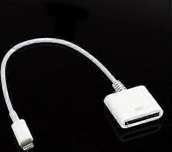 Lightning till 30-Pin Adapterkabel för 5/iPod Touch 5/iPod Nano 7/Mini (22cm) - MFi-certifierad