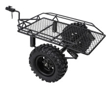 RC Bucket Trailer för TRX4 D90 SCX10 CC01 1/10 DIY-delar (svart)