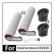 5 ST Dreame Mova K20/K30 Dammsugare Borstvals och HEPA-filter Ersättning