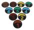 Platta koner Spot Markers Numrerade Golv Spot Markers Set Fotboll Basket Sport Speed ​​Agility Training Numbers 1-10