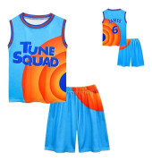 Space Jam Pojkar Lös Basket Ärmlös Tank & Shorts Set Tröjor Outfit