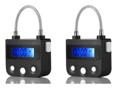 2x Tidslås Elektronisk Timerlås Hushåll Temporär Lås Tidslås Elektronisk Lås Nedräkning