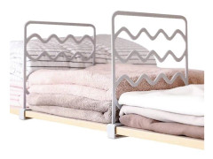 4-pack hylldelare för garderobsorganisering, multifunktionell trägarderobsavdelare för förvaring och organisation