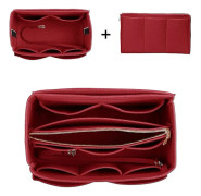 Väska Organizer Insats, Filtväska Organizer Med Dragkedja, Handväska & Tote Formare För Speedy Neverfull Tote L