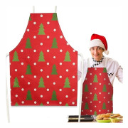 *1 st röd jul köksförkläde God Jul förkläde Nyhet*