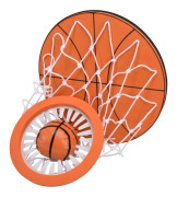 Inomhus mini basketbåge leksaksspel takmonterad med nätbackboard för 3+ år gamla barn