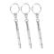 3-pack glasögonreparationskit reparationsverktyg 3 i 1 - Mini rostfritt stål skruvmejsel för optiska glasögon, glasögonbågar