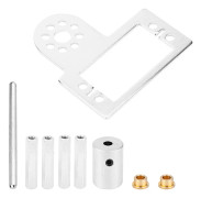 Servo monteringsplatta set 7005 aluminium passar för Tetrixrobotics och för Pitsco robotdelar