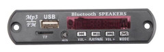 Bluetooth MP3 5.0 Dekoderkort DC 5V 12V Bil FM Radio Modul Stöd TF USB AUX för Biltelefon