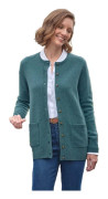 WoolOvers Womens/Ladies Lambswool Crew Neck Cardigan