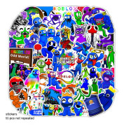 50 st Roblox Rainbow Friends Graffiti-klistermärken för bärbar dator skateboard-FM-