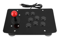 Arcade Rocker Spel Joystick 8 Knappars Kontroller Svart