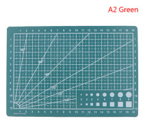 Kulturella och pedagogiska verktyg A4A5 dubbelsidig tygplatta konst e A5 Green 1pc