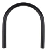 Flat Cafe Racer Sadelram Båge Loop Metall 210mm Kompatibel med Motorcykel Svart-xindaren