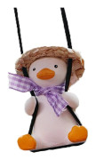 Söt gunga anka bilhängande prydnad bil docka present hängande söt gunga anka Straw hat duck