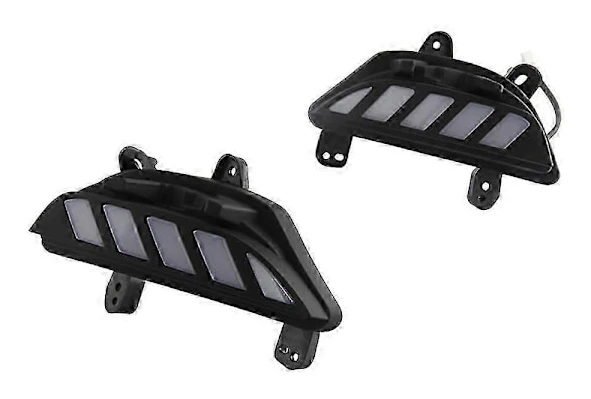 Superior CSCSNL 2st DRL Kompatibel med Mazda 3 Mazda3 Axela 2014 2015 2016 LED Varselljus Dagsljus Dimljus med blinkers - Perfekt White and Yellow Type D