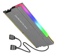 Programmerbar ARGB LED Minneskylfläkt DDR4 DDR5 Stationär Laptop Kylfläns Gray