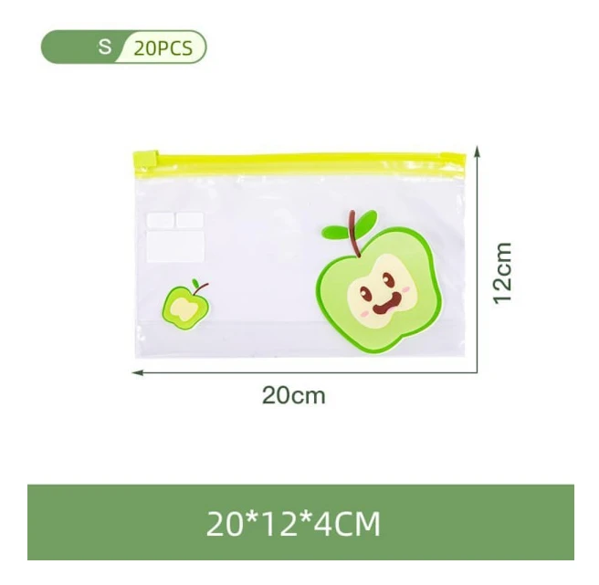 Zip lock Transparent förvaringsväska S S