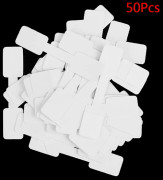 50/100st Tomma prislappar halsband ring smycken etiketter papper s 50Pcs