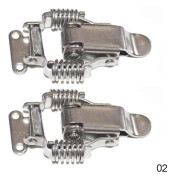 2st Bil Stötfångare Säkerhetskrok Snabbfäste Clip Kit Tillbehör Lastbil Huv Clip Haspar Järn Bilgrejer Universal~03358
