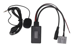 Bluetooth 5.0 Aux-kabel Mikrofonadapter Kit för iPhone 5 5C 5S 6 Plus Ersättning Civic 2006 2013