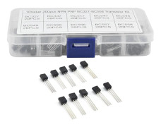 200 st 10 Värden BC327 BC558 Allmänt Syfte Effekttransistor Sortimentskit