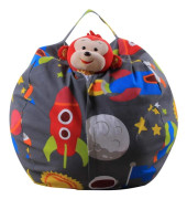 Barns förvaringssäck för gosedjur, överdrag till sittsäck (ej fyllning) 66 cm, Astronaut