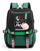Todoroki Shoto Tryckt Ryggsäck Academia Anime Cosplay MHA Axelväska Skolväska Män Bokryggsäck Laptop Skolryggsäck Tonåringar Gray