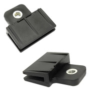 (Svart) Fönsterdörr Glas Kanal Clip, Solid Struktur Glaslyftare Fäste Spår Fixeringsklämma, Snabb Installation Reparations Ersättningstillbehör, Univ
