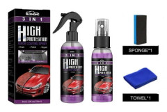 3 i 1 Hög Skydd Snabb Billack Ceramiskt Beläggningsspray Hydrofobt 100ml 100ml set