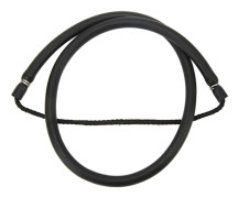 Skjutstång Spjutslinga 5x10mm Latexband Bra elasticitet Tillbehör för Fiske Svart