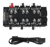 Cooler Master 1 till 8 Multi Way Splitter 5v/3pin Pwm Fläktnav Adapter Pwm Argb SATA