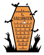 Halloween Nedräkningskalender Adventskalender Väggkalender