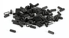 Nylon Hex Male Standoff Round Head Screw Nut Set - 100 Pcs M2 M3 M4