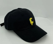 Cap Dam C Bokstav Broderi Mjuk Topp Vår Och Sommar S Black