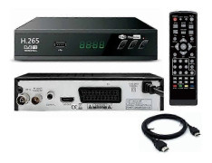 DVB-T2 HEVC H.265 Digital TV-mottagare USB Terrestrial Receiver 1080P HD-avkodare med EPG, EU-kontakt digitalbox
