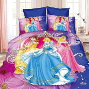 Bp12364# Sängkläder Princess Series Storlek Tredelad Tröster
