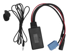 Bilstereo Mikrofon Mini ISO 8-stifts med Kabeladapter Bluetooth 5.0 för Mobiltelefon Surfplatta MP3