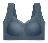 Wmbra Hållningskorrigerande BH, Trådlös Push-Up Ergonomisk Komfort Cros Prof deep blue 75kg to 90kg