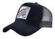 Unisex Animal Mesh Trucker Hat Snapback Broderad Patch Ba LL