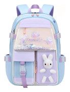 Kawaii skolryggsäck - Quicksand Blue Large (45*32*17cm)