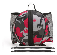 Basketväska Ball Ryggsäck RÖD CAMO AXEL red camo Double shoulder
